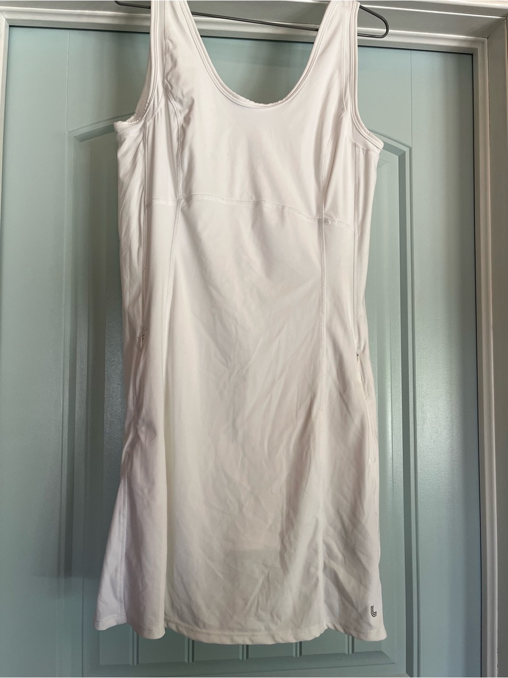 Lole White Scoop Neck Mini Dress